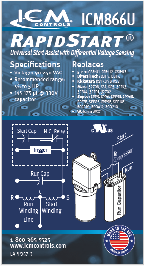 ICM866U RapidStart Motor Starter