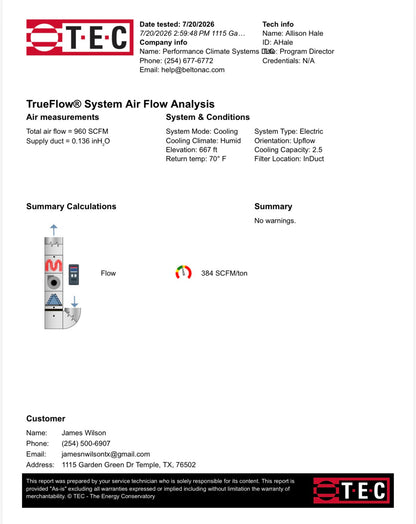 Blower Door, ACCA Manual J, IAQ, and Building Science Testing